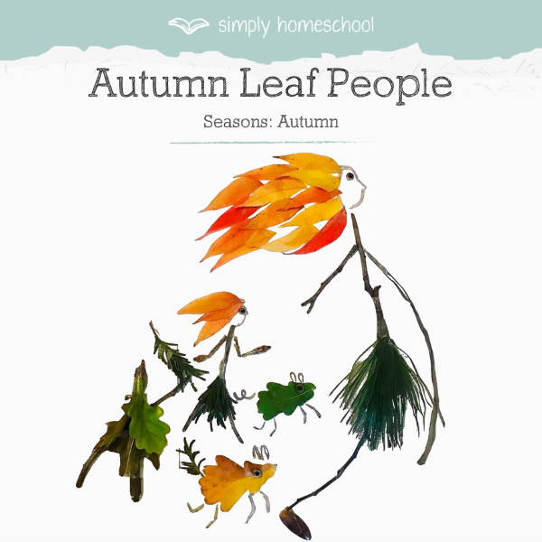 Autumn leaf people