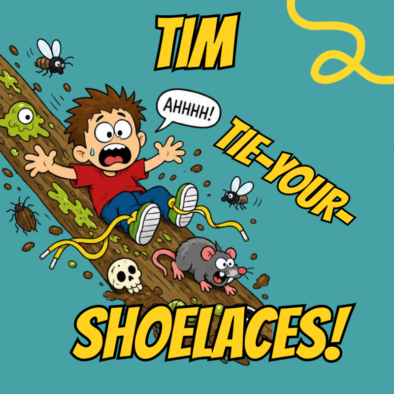 Tim Tie-Your-Shoelaces! (New Release)