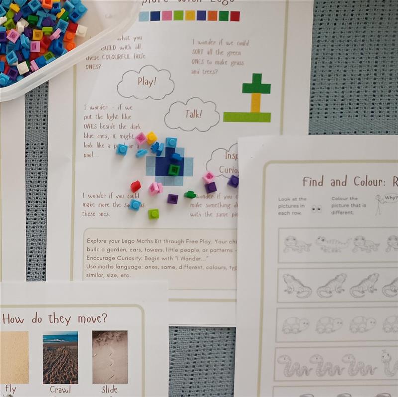 Simply Homeschool | Kindy Maths Workbook Set 1 – Ants PDF